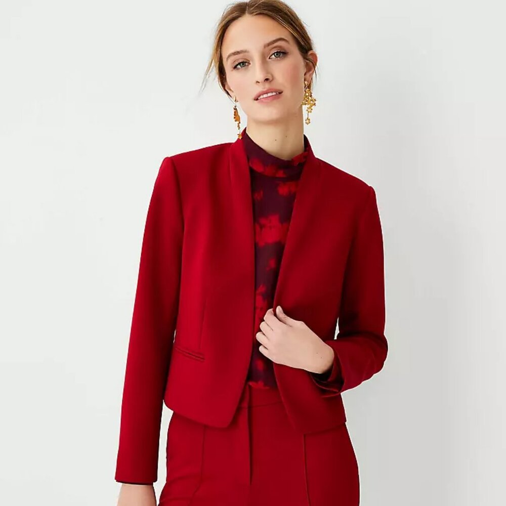 Ann Taylor Red Blazer